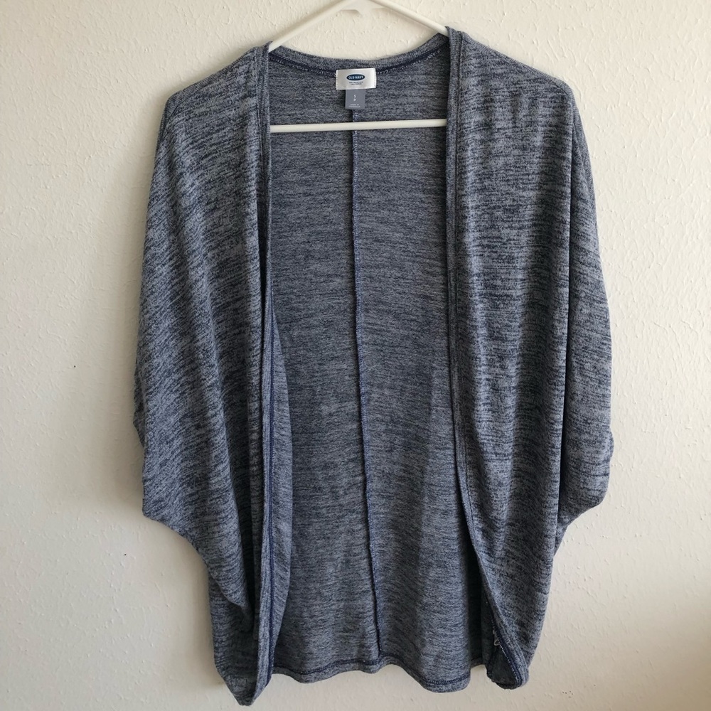 Blue cardigan